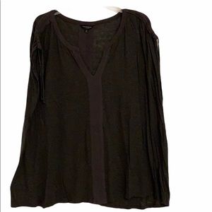 Lucky Brand Rushed Sleeves Tee